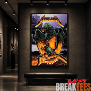 Metallica World Tour M72 May 24 2026 Frankfurt Germany Deutsche Bank Park Eagle Skull Storm Canvas Poster 4