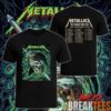Metallica World Tour M72 May 9 2026 Athens Greece Olympic Stadium Creeping Death Setlist Battle Warrior Two Sided T-Shirt Metallica World Tour M72 May 9 2026 Athens Greece Olympic Stadium Creeping Death Setlist Battle Warrior Two Sided T-Shirt