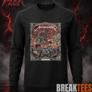 Metallica World Tour M72 May 9 2026 Athens Greece Olympic Stadium Battle Warrior T-Shirt 2