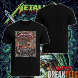 Metallica World Tour M72 May 9 2026 Athens Greece Olympic Stadium Battle Warrior T-Shirt 5