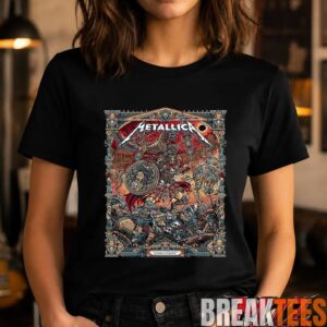Metallica World Tour M72 May 9 2026 Athens Greece Olympic Stadium Battle Warrior T-Shirt 7