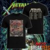 Metallica World Tour M72 May 9 2026 Athens Greece Olympic Stadium Zeus Thunder Two Sided T-Shirt