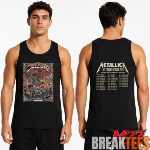 Metallica World Tour M72 May 9 2026 Athens Greece Olympic Stadium Creeping Death Setlist Battle Warrior Two Sided T-Shirt 2 Metallica World Tour M72 May 9 2026 Athens Greece Olympic Stadium Creeping Death Setlist Battle Warrior Two Sided T-Shirt 2
