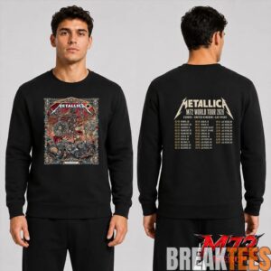 Metallica World Tour M72 May 9 2026 Athens Greece Olympic Stadium Creeping Death Setlist Battle Warrior Two Sided T-Shirt 4 Metallica World Tour M72 May 9 2026 Athens Greece Olympic Stadium Creeping Death Setlist Battle Warrior Two Sided T-Shirt 4