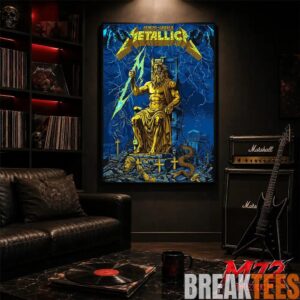Metallica World Tour M72 May 9 2026 Athens Greece Olympic Stadium Zeus Thunder Poster Canvas 2 Metallica World Tour M72 May 9 2026 Athens Greece Olympic Stadium Zeus Thunder Poster Canvas 2