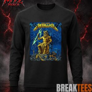 Metallica World Tour M72 May 9 2026 Athens Greece Olympic Stadium Zeus Thunder T-Shirt 2