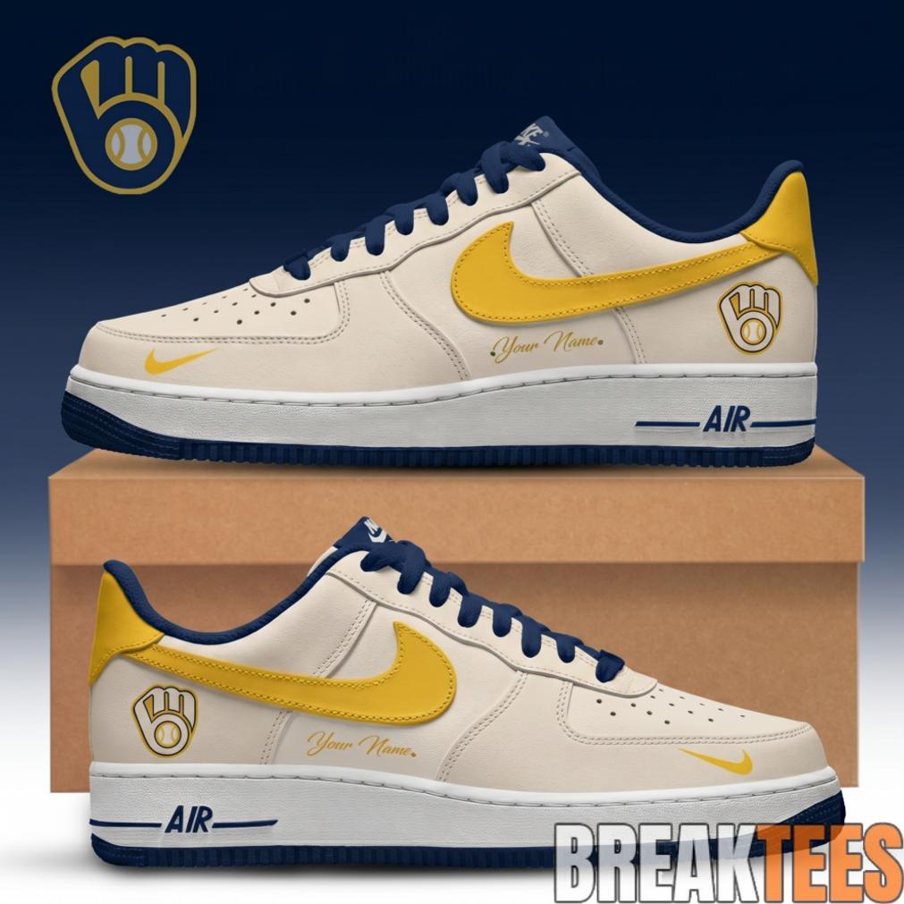 Milwaukee Brewers Special Edition 2026 Air Force 1 Milwaukee Brewers Special Edition 2026 Air Force 1