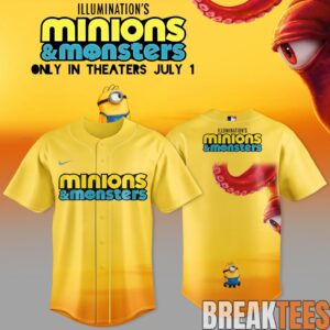 Minions & Monsters Movies Exclusive Baseball Jersey