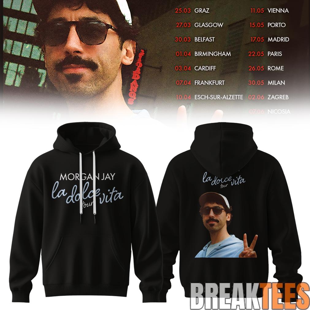 Morgan Jay La Dolce Vita Portrait Hoodie Morgan Jay La Dolce Vita Portrait Hoodie