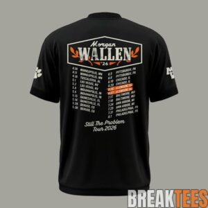 Morgan Wallen x Clemson Tigers “Still The Problem Tour 2026” Memorial Stadium Black Shirt 2