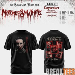 Motionless In White Leg 2 of The Sweat And Blood Tour 2026 Shirt 1
