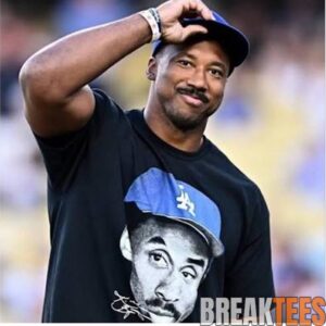 Myles Garrett Wearing LA Dodgers Kobe Bryant Shirt 1 Myles Garrett Wearing LA Dodgers Kobe Bryant Shirt 1