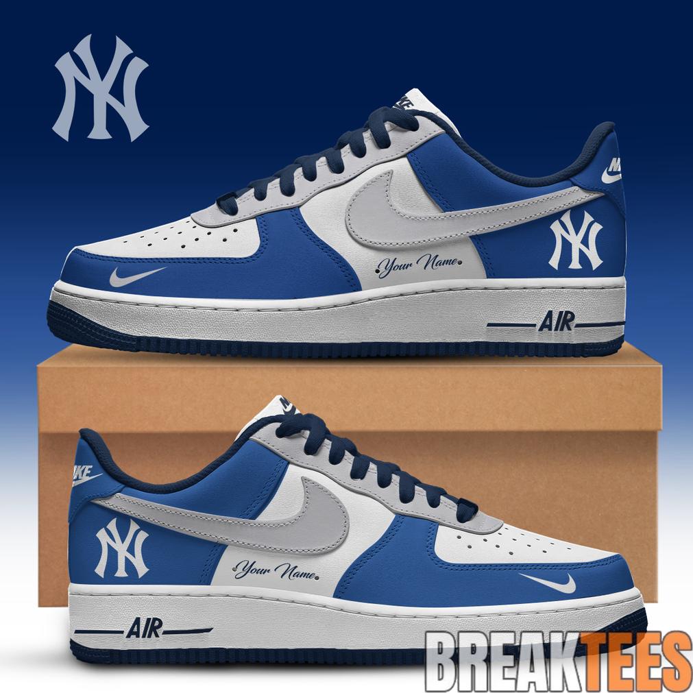 NY Yankees Special Edition Air Force 1 Low Custom For Fans NY Yankees Special Edition Air Force 1 Low Custom For Fans