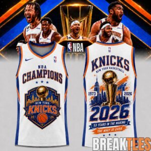 NY Knicks A New York Championship Legacy 2026 Jersey