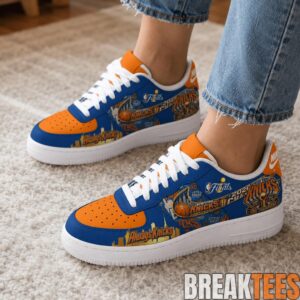 New York Knick 2026 NBA Champions 'Always Knicks' Air Force 1 Shoes 2