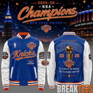 New York Knick 2026 NBA Champions Jacket 1