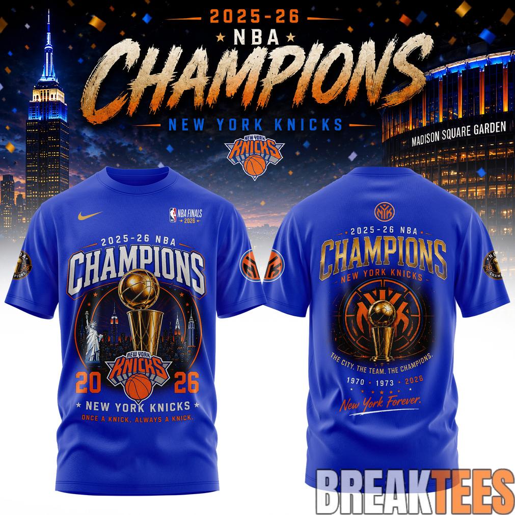 New York Knick 2026 NBA Champions Shirt New York Knick 2026 NBA Champions Shirt