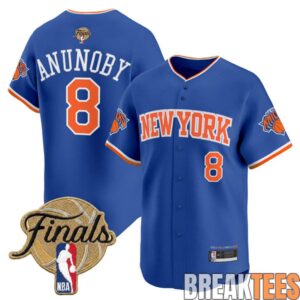 New York Knick 2026 NBA Finals Baseball Jersey 1