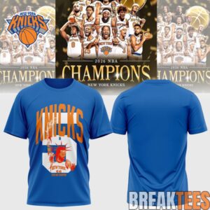 New York Knicks 2026 NBA Champions 3D T-Shirt 1