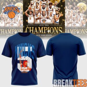New York Knicks 2026 NBA Champions 3D T-Shirt 2