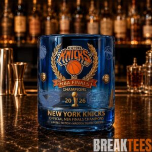 New York Knicks 2026 NBA Finals Champions Whiskey Glass 2