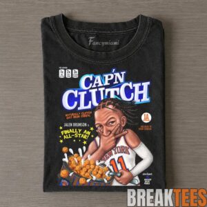 New York Knicks Jalen Brunson 2026 NBA Finals Capn Clutch Shirt