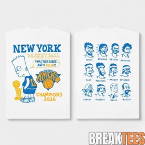New York Knicks The Simpsons Homage 2026 NBA Finals Champions Shirt 1 New York Knicks The Simpsons Homage 2026 NBA Finals Champions Shirt 1