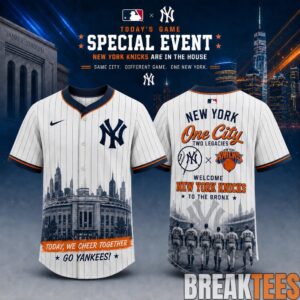 New York Knicks x Yankees Forever Welcome Champions Jersey