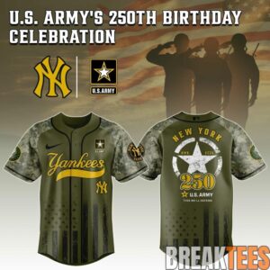 New York Yankees x 250 U.S. ARMY Baseball Jersey
