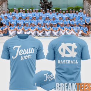 North Carolina Tar Heels JESUS WON Tshirt 2