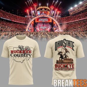 Ohio State Buckeyes Country Superfest 2026 Limited Edition 3D Shirt