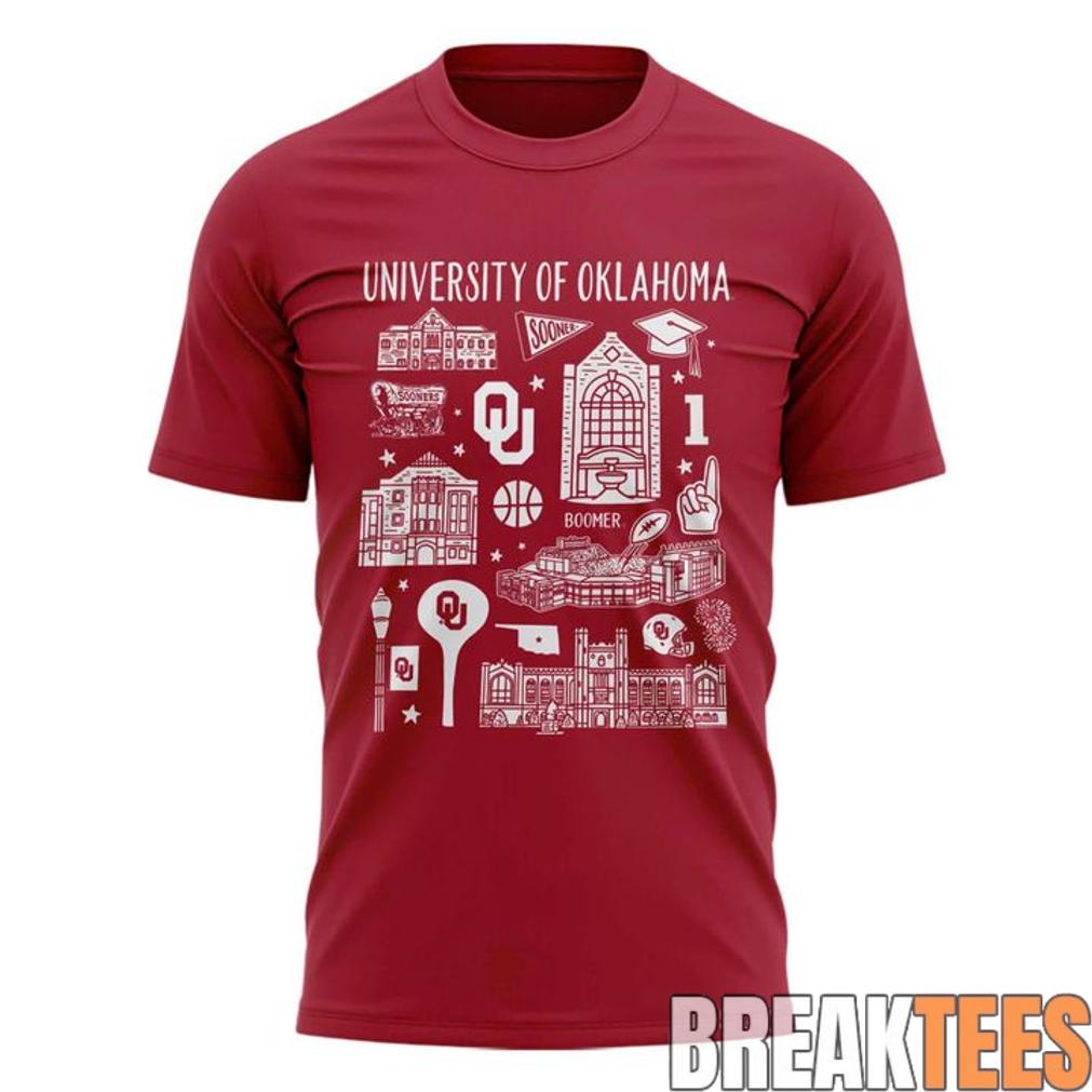 Oklahoma Sooners 2026 College World Series T-Shirt Oklahoma Sooners 2026 College World Series T-Shirt