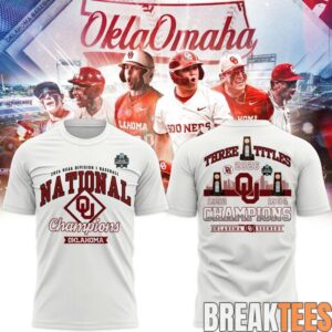 Oklahoma Sooners 2026 NCAA Baseball National Champions Shirt 3