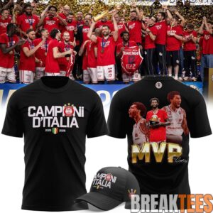Olimpia Milano 2026 Italian Champions T-Shirt 3
