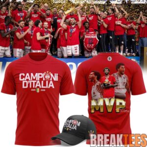 Olimpia Milano 2026 Italian Champions T-Shirt 4