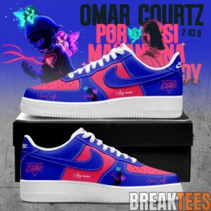 Omar Courtz Por Si Mañana No Estoy Tour 2026 Signature Custom AF1 Shoes