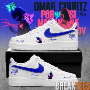Omar Courtz Por Si Mañana No Estoy Tour 2026 Signature Custom AF1 Shoes 1