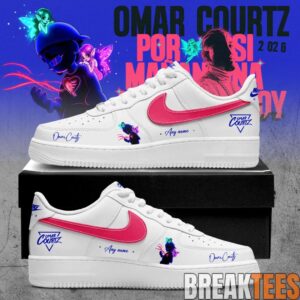 Omar Courtz Por Si Mañana No Estoy Tour 2026 Signature Custom AF1 Shoes 2