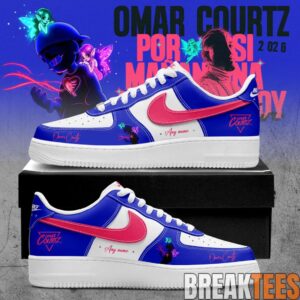 Omar Courtz Por Si Mañana No Estoy Tour 2026 Signature Custom AF1 Shoes 4