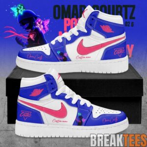 Omar Courtz Por Si Mañana No Estoy Tour 2026 Signature Custom AJ1 Shoes