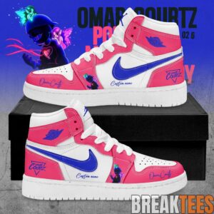 Omar Courtz Por Si Mañana No Estoy Tour 2026 Signature Custom AJ1 Shoes 1