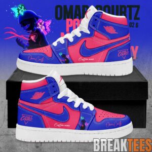 Omar Courtz Por Si Mañana No Estoy Tour 2026 Signature Custom AJ1 Shoes 4