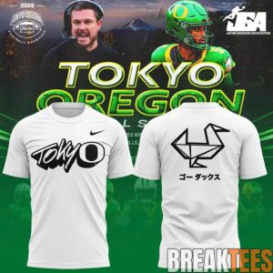 Oregon Ducks Release Tokyo White T-Shirt Special Edition