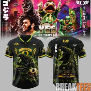 Oregon Ducks x Godzilla Edition Football Jersey 1