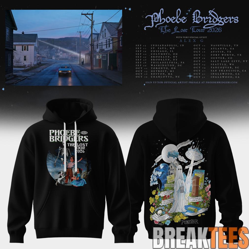 Phoebe Bridgers x The Lost Tour 2026 Hoodie Phoebe Bridgers x The Lost Tour 2026 Hoodie