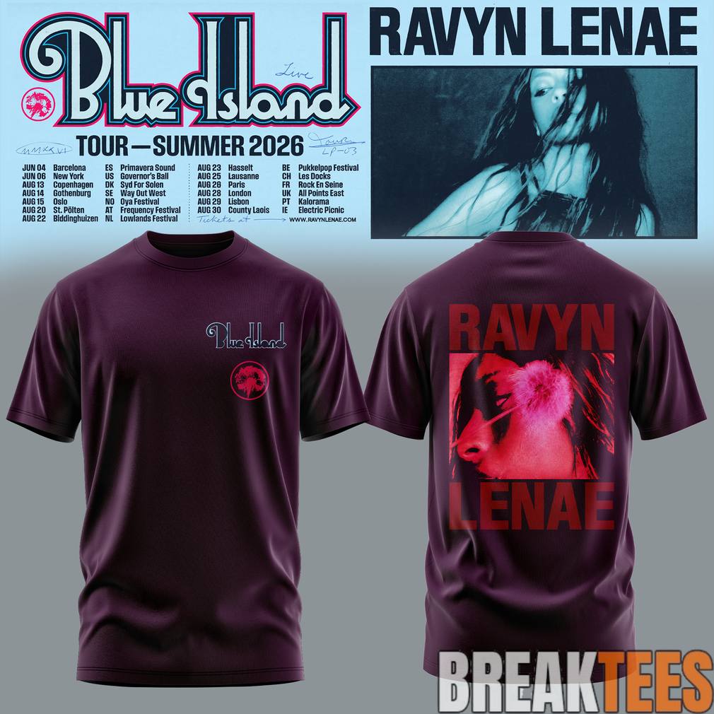 Ravyn Lenae “Blue Island” Tour 2026 Shirt Ravyn Lenae “Blue Island” Tour 2026 Shirt