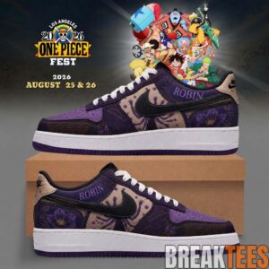 Robin One Piece Fest 2026 Custom AF1 Shoes – Anime Fans Limited Edition