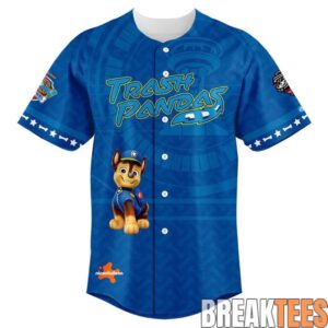 Rocket City Trash Panda 2026 Paw Patrol Adventure Day Jersey 1