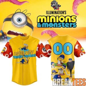 Rocket City Trash Pandas x Minions & Monster Baseball Jersey