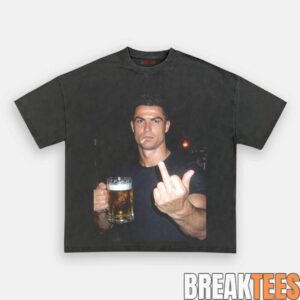 Ronaldo Drunk After Hours Middle Finger Tee 4 Ronaldo Drunk After Hours Middle Finger Tee 4